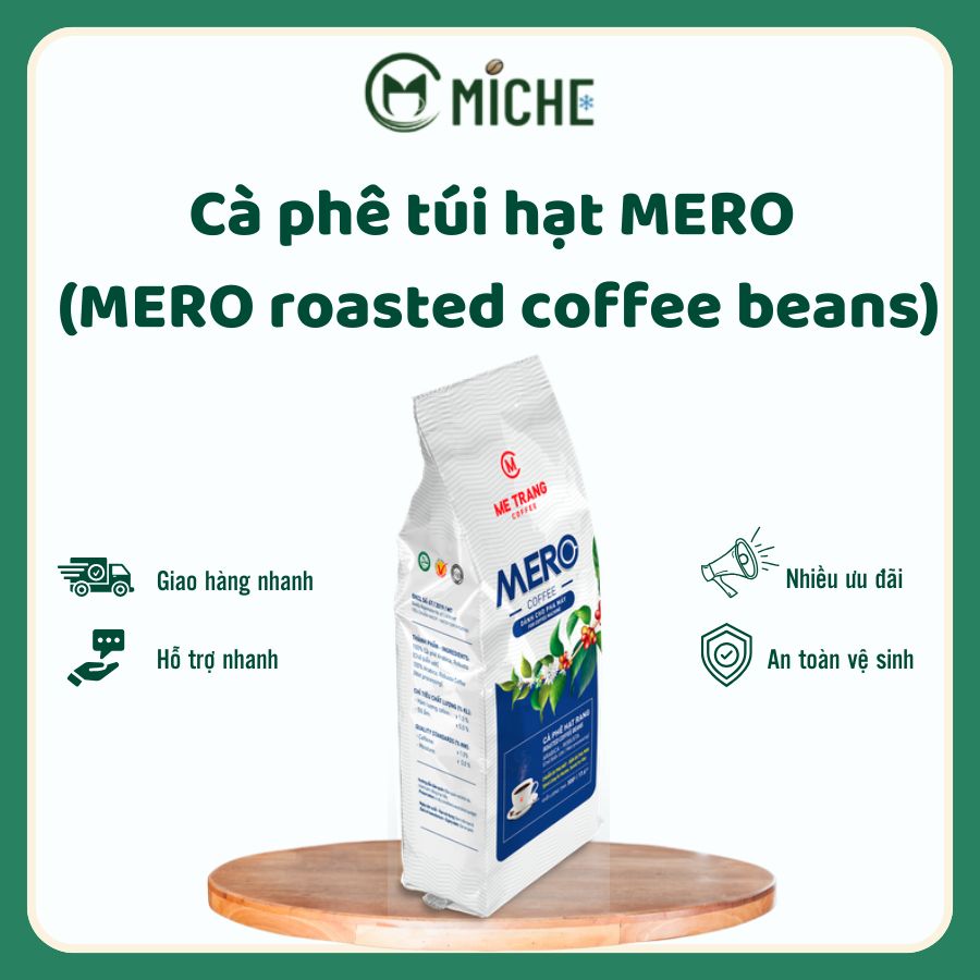 Cà phê túi hạt MERO (MERO roasted coffee beans)