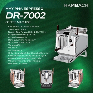 Máy Pha Cà Phê Espresso DR-7002