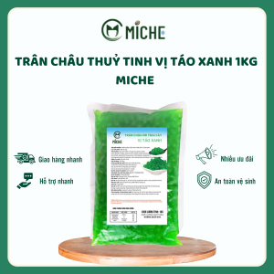 Trân Châu Thuỷ Tinh Vị Táo Xanh, Miche, 1kg
