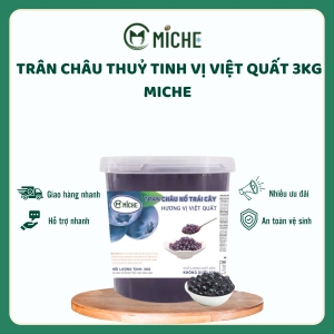 Trân Châu Thuỷ Tinh Vị Việt Quất, Miche, 3kg 