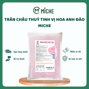 Trân Châu Thuỷ Tinh Vị Hoa Anh Đào, Miche, 1kg