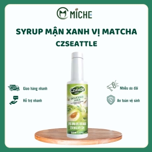 Syrup Mận Xanh Vị Matcha, Czseattle, 1.25kg