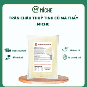 Trân Châu Thuỷ Tinh Củ Mã Thầy - Miche - Túi 1kg