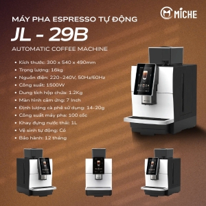 Máy Pha Cà Phê Espresso Tự Động Xay Hạt - JL29B