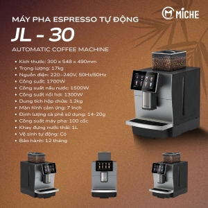 Máy Pha Cà Phê Espresso Tự Động Xay Hạt - JL30 
