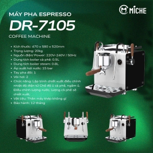 Máy Pha Cà Phê Espresso DR-7105