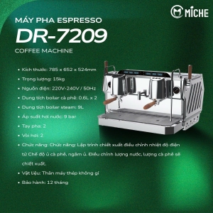 Máy Pha Cà Phê Espresso DR-7209 