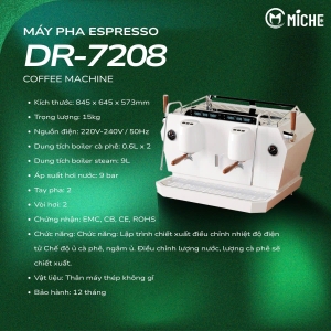 Máy Pha Cà Phê Espresso DR-7208 